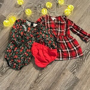 NWOT (2) 18m Holiday outfits